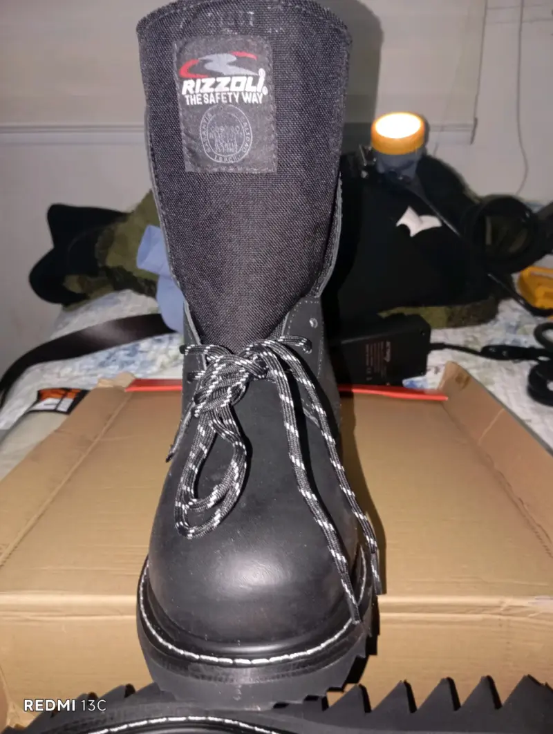 Botas de trabajo negras con aislamiento térmico, - 4