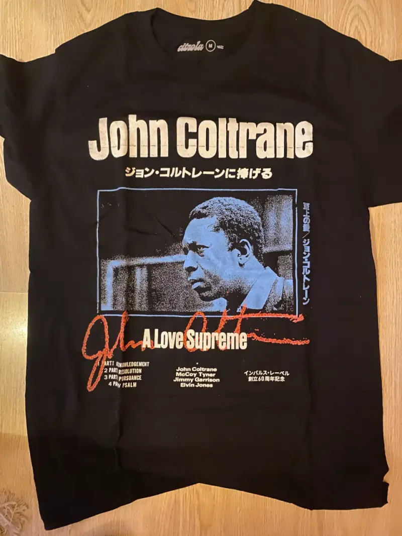 Polera John Coltrane talla M