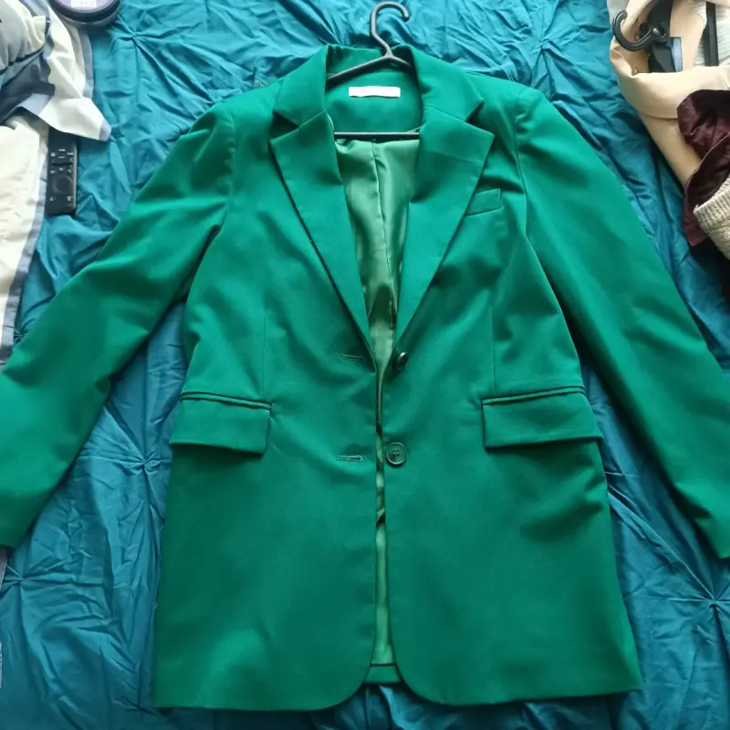 Blazer verde elegante para mujer Basement - 1