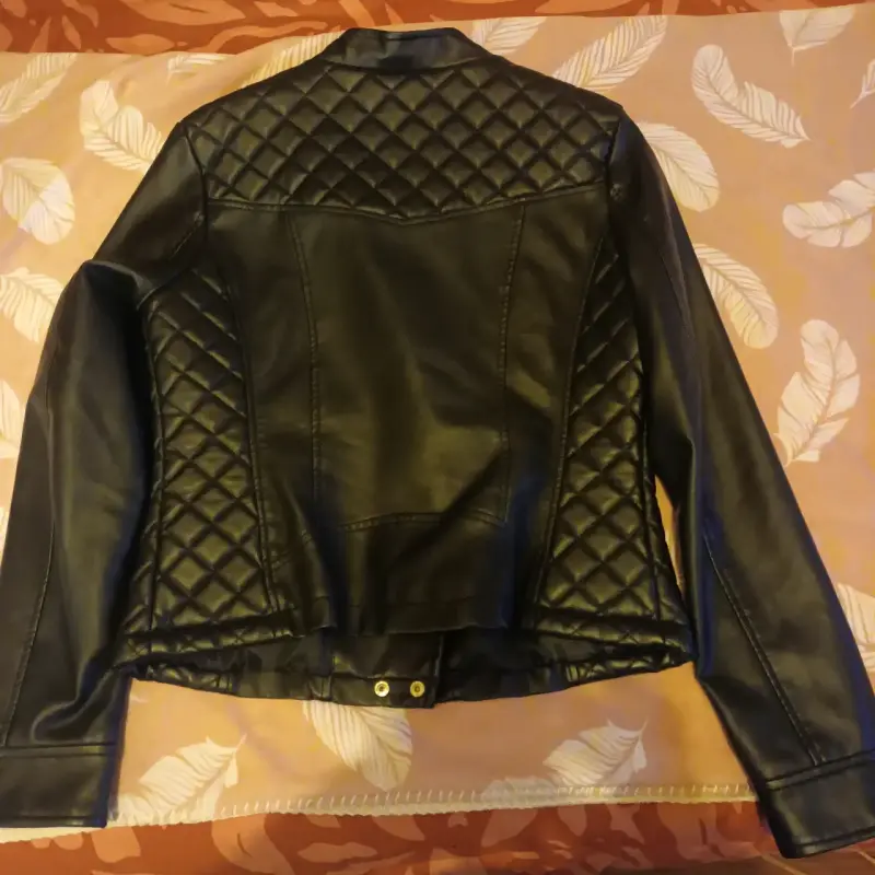 Chaqueta de cuero negra para mujer Wados - 2