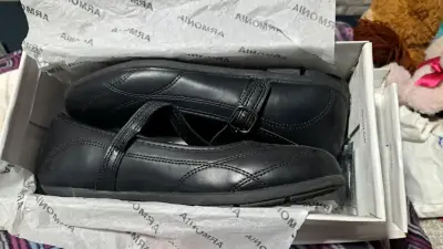 Zapatos escolares negros talla 39 - miniatura 1