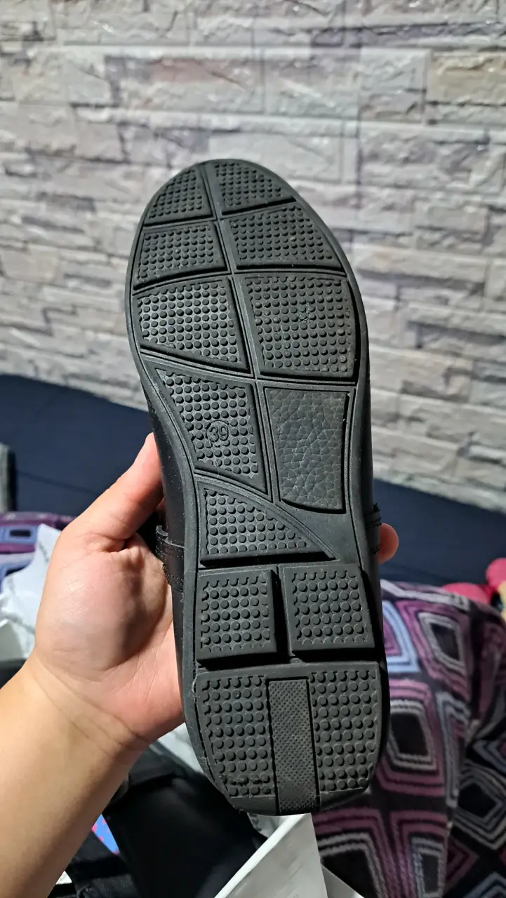 Zapatos escolares negros talla 39 - 3