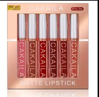 Set de Labiales Mate Cakaila 6 Colores - miniatura 1