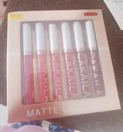 Set de Labiales Mate Cakaila 6 Colores - miniatura 5