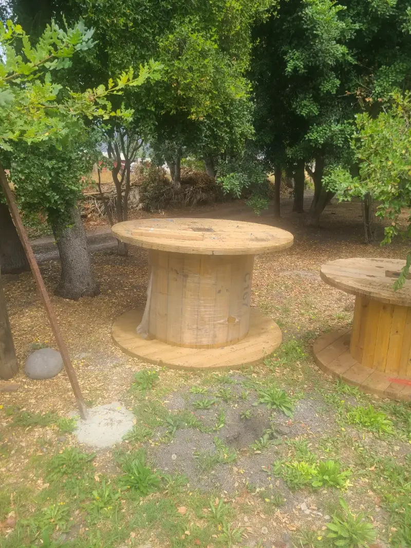 Carrete de Madera para Cable Grande