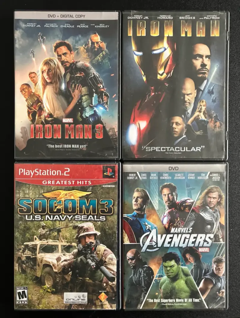 Colección de DVDs de Marvel e Iron Man - 1