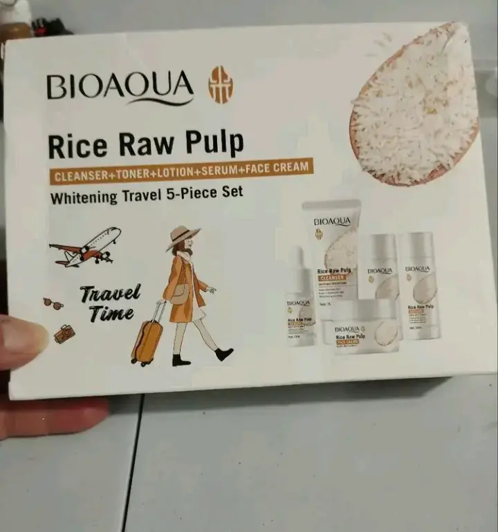 Set de Viaje Bioaqua Rice Raw Pulp 5 Piezas - 1