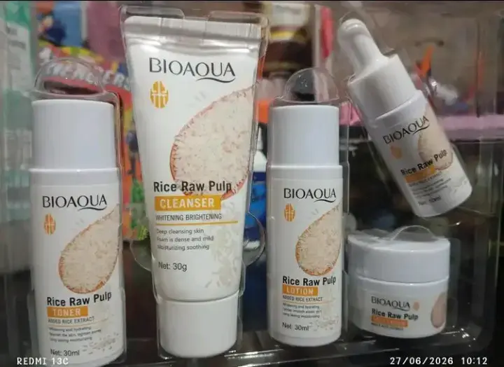 Set de Viaje Bioaqua Rice Raw Pulp 5 Piezas - 3