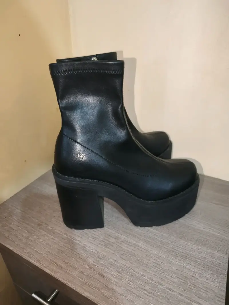 Botas de cuero negro C/Moran - 3