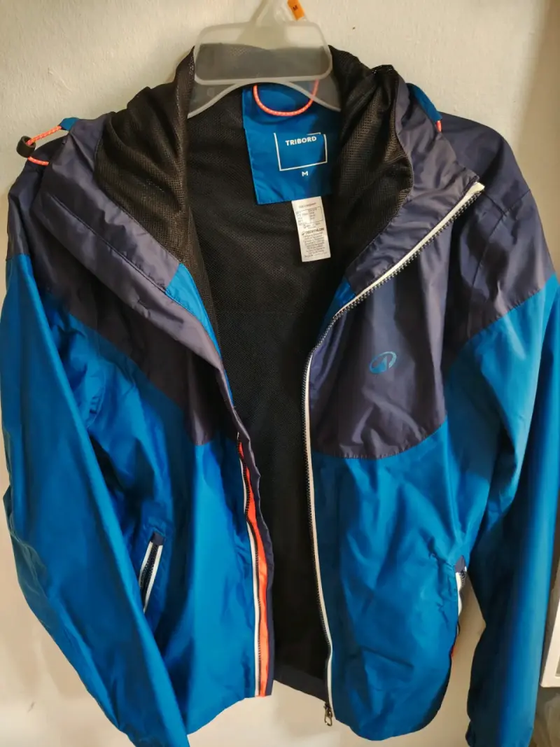 🔴Chaqueta impermeable azul Decathlon para hombre - 4