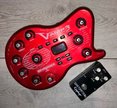Pedal de efectos Behringer V-Amp 3 y Epiphone  Dis - miniatura 1