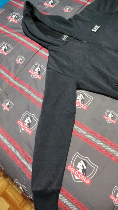 Polerón con gorro negro EA7 Emporio Armani - miniatura 2