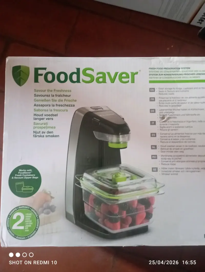 Sistema de Preservación de Alimentos FoodSaver