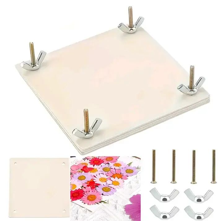 Prensa para flores de madera 10cm - 4