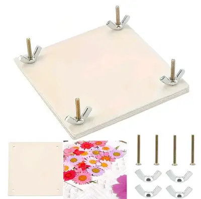 Prensa para flores de madera 10cm - miniatura 4