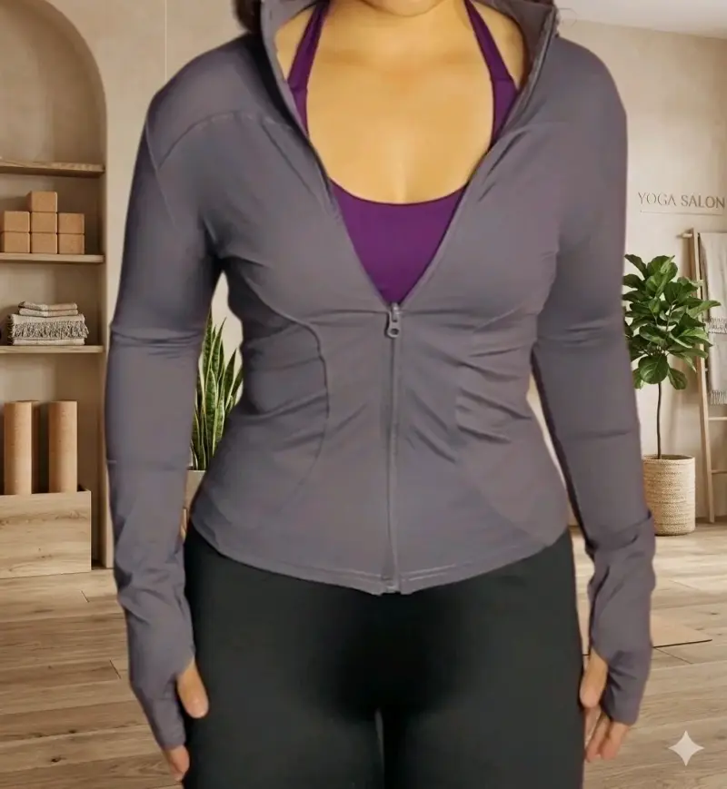 Chaqueta Deportiva Mujer con Cierre Frontal - 3