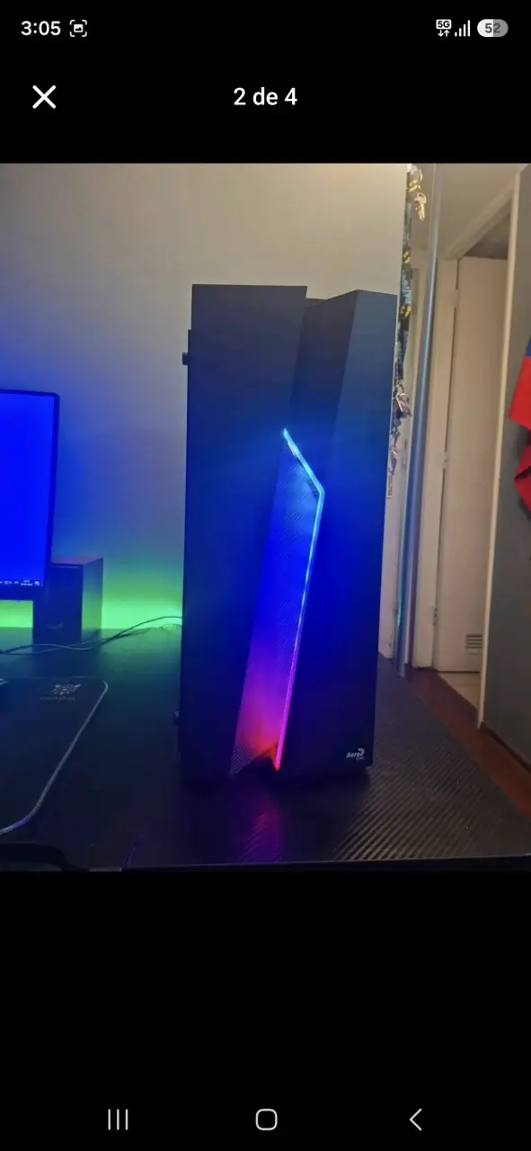 PC Gamer con AMD Ryzen 5 y RGB - 1
