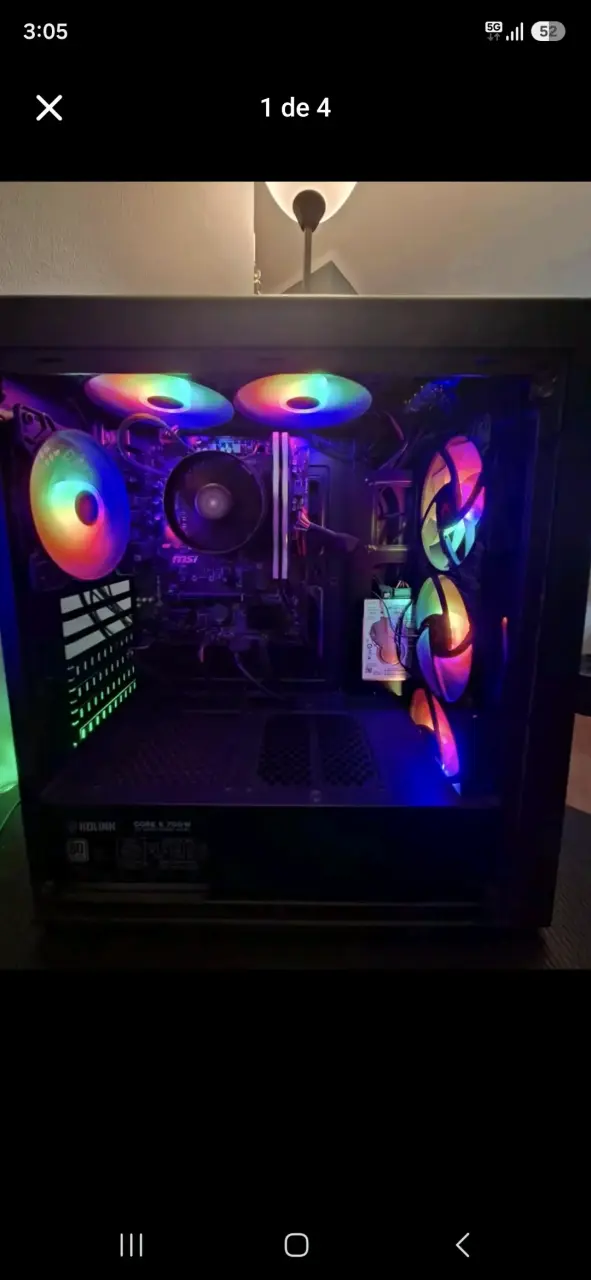 PC Gamer con AMD Ryzen 5 y RGB - 2
