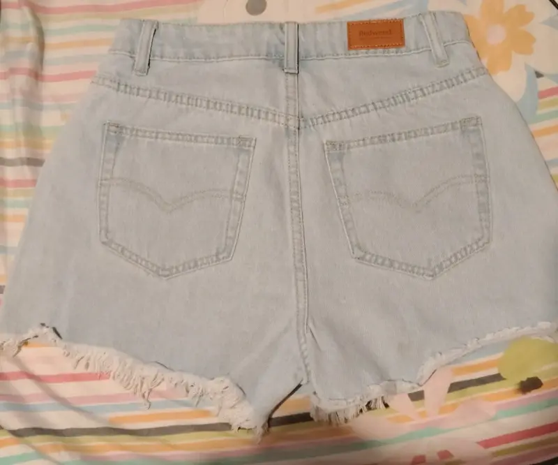 Shorts de mezclilla claros Redwood talla 38 - 2