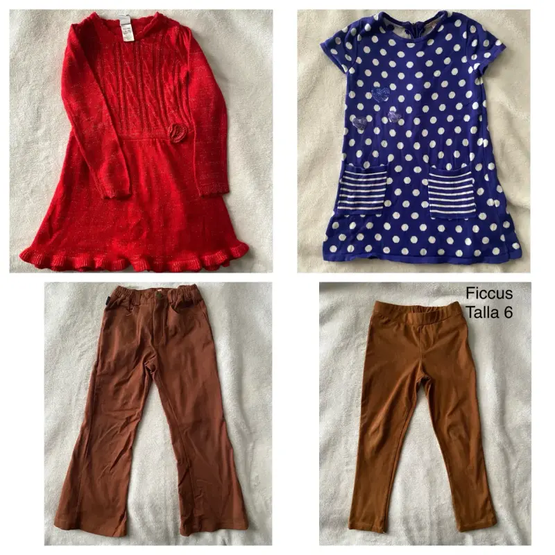 Lote de ropa niña talla 4-6 - 3
