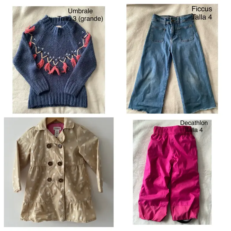 Lote de ropa niña talla 4-6 - 4