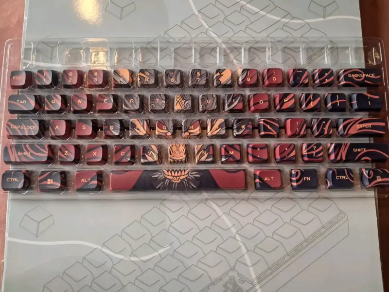 Keycaps Anime Para Teclado Mecánico con Diseño Tem