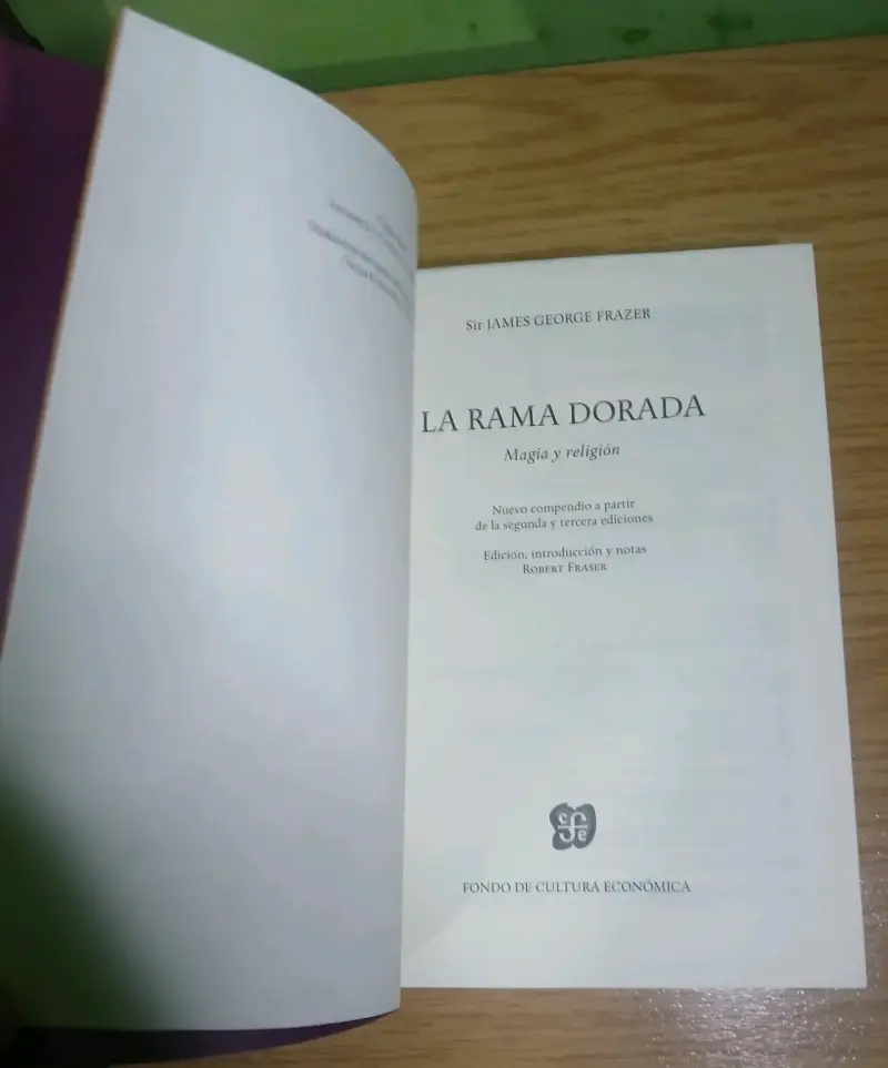 Libro La Rama Dorada de James George Frazer - 5