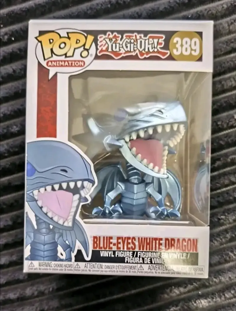 Figura Funko Pop Blue-Eyes White Dragon Yu-Gi-Oh