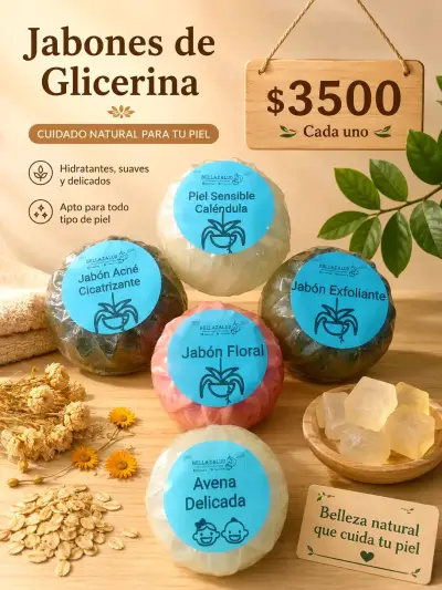Jabones de glicerina artesanales Bellazalud - miniatura 1
