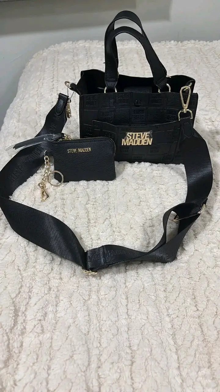 Bolso negro con monedero Steve Madden - 2