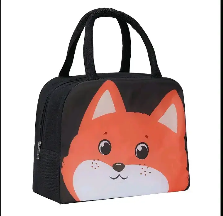 Lonchera térmica infantil con diseño de zorro - 1