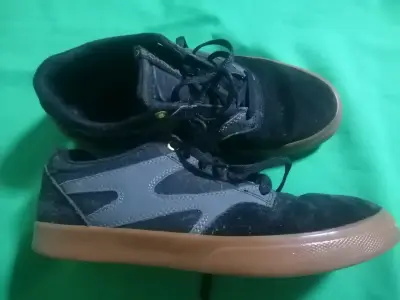 Zapatillas de skate DC negras con suela de goma - miniatura 1