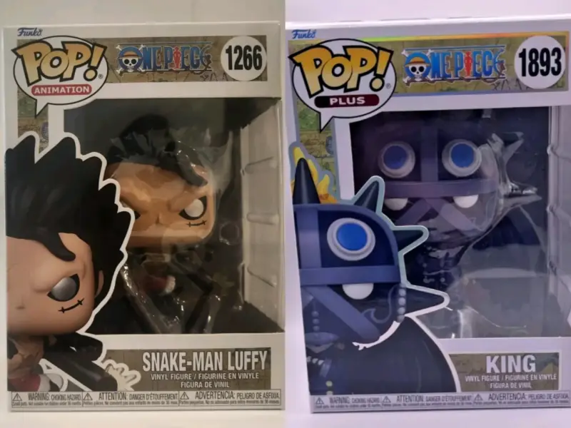 Pack Funko Pop One Piece Snake-Man Luffy y King
