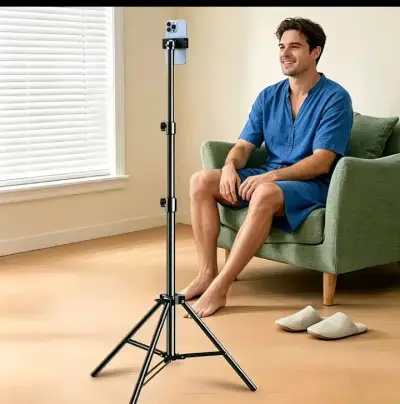 Trípode ajustable para celular con soporte estable - miniatura 1