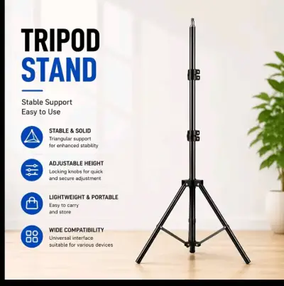 Trípode ajustable para celular con soporte estable - miniatura 2