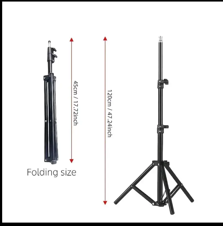 Trípode ajustable para celular con soporte estable - 3