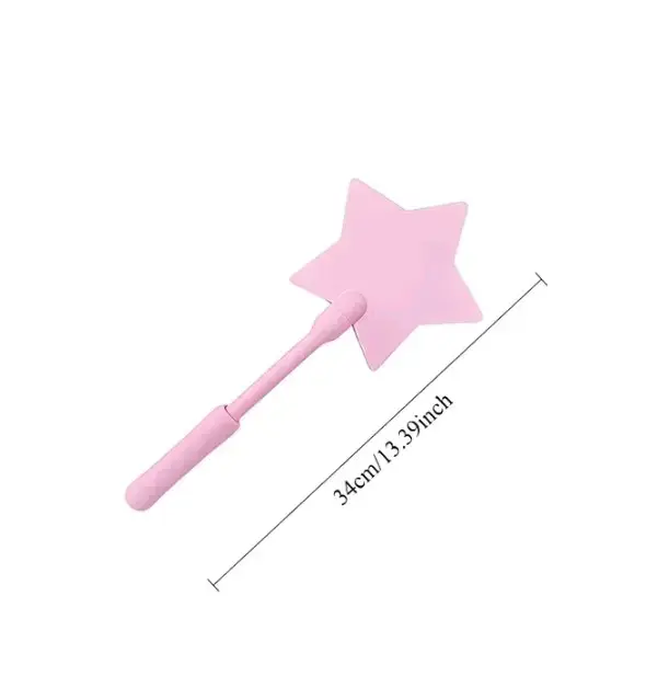 Varita mágica rosa de plástico para niños - 1
