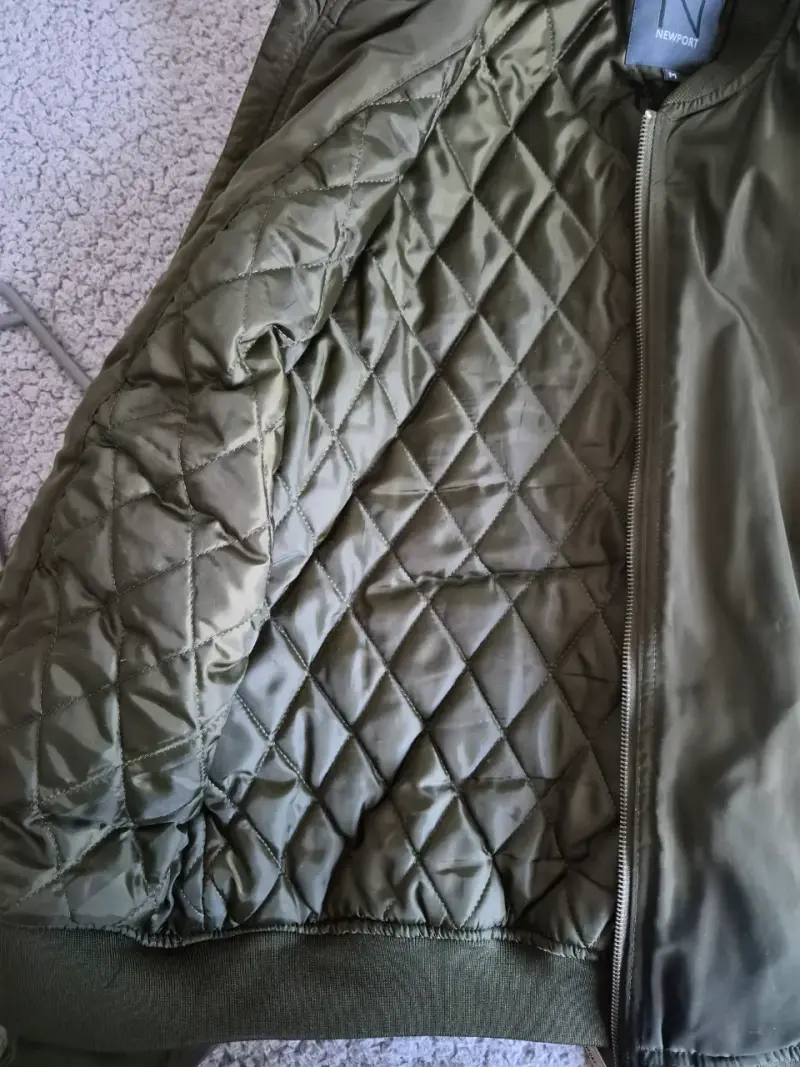 Chaqueta bomber verde militar Newport - 2