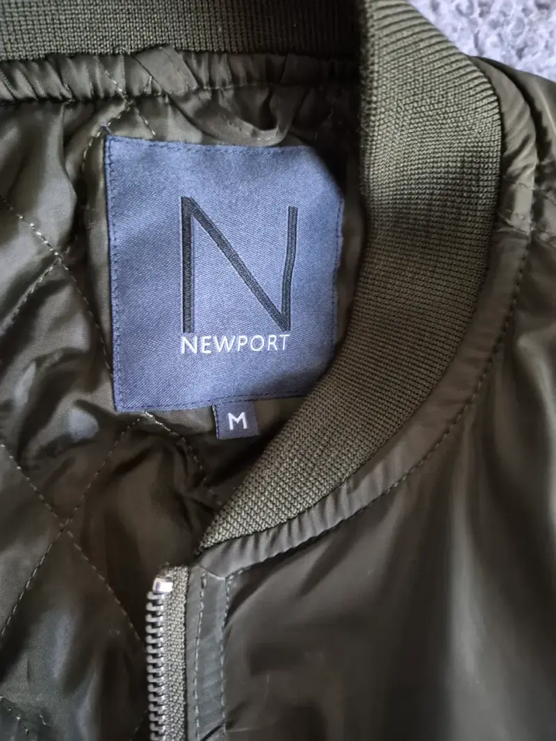 Chaqueta bomber verde militar Newport - 3