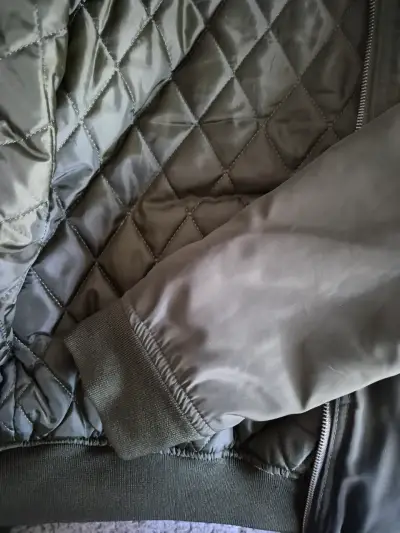 Chaqueta bomber verde militar Newport - miniatura 4