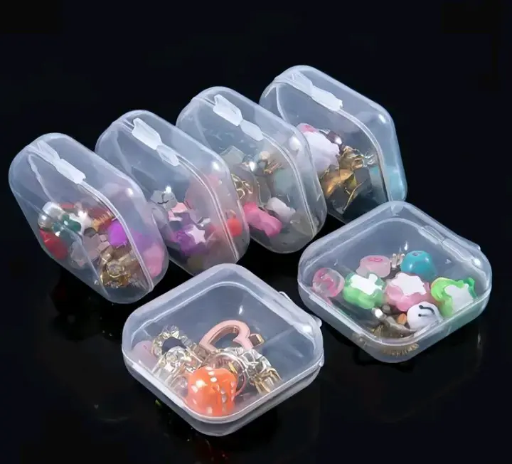 Set de 10 cajas plásticas transparentes pequeñas - 2