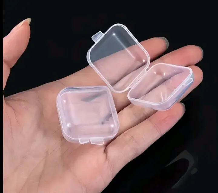 Set de 10 cajas plásticas transparentes pequeñas - 5