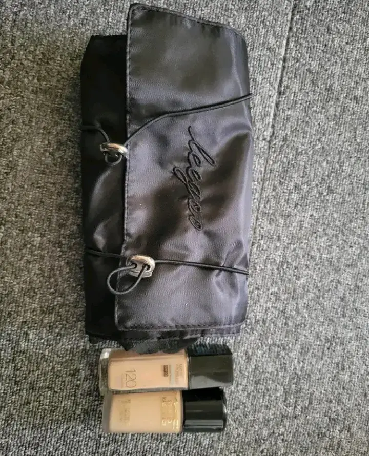 Organizador de maquillaje plegable negro - 4