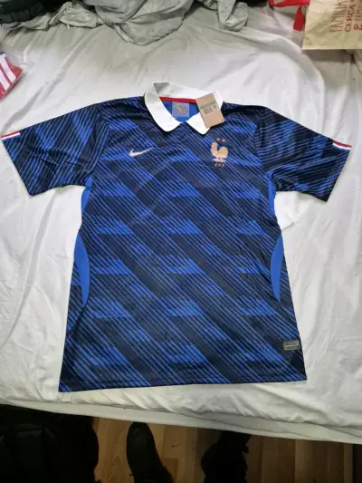 Camiseta Nike FFF Francia Azul Dri-FIT - miniatura 1