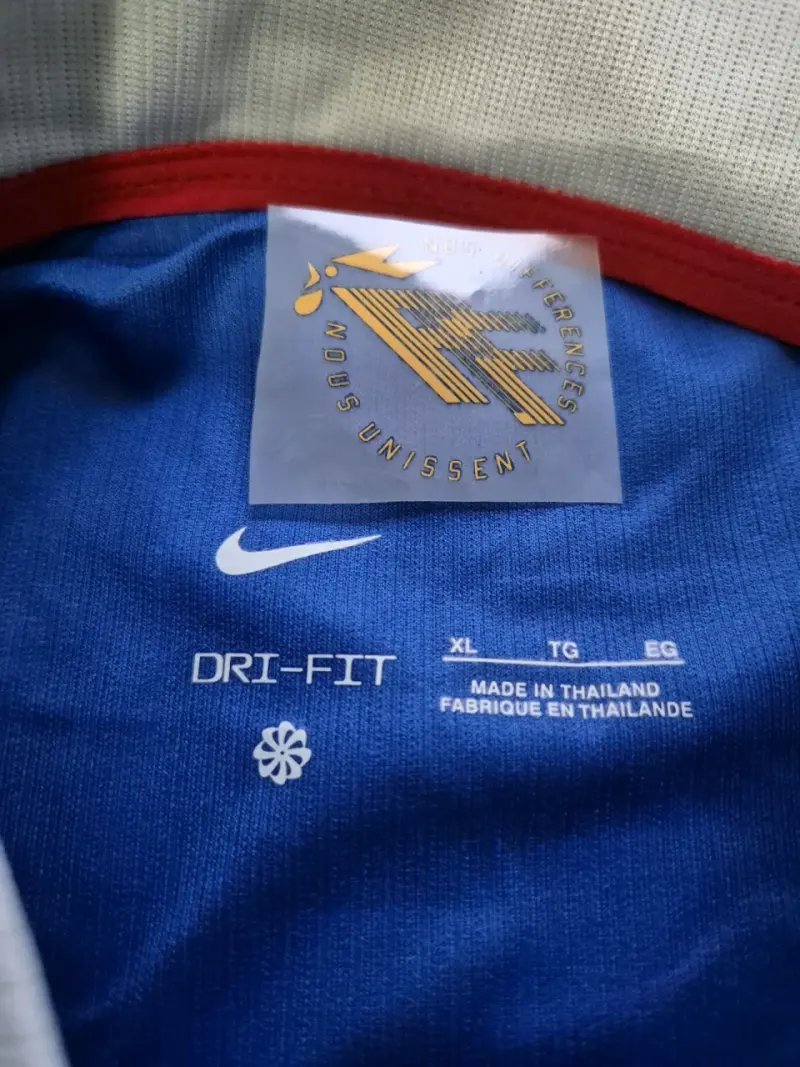 Camiseta Nike FFF Francia Azul Dri-FIT - 3
