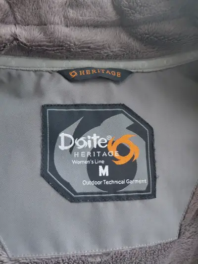 Abrigo técnico para mujer Doite Heritage gris - miniatura 1