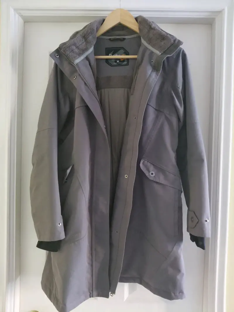Abrigo técnico para mujer Doite Heritage gris - 2