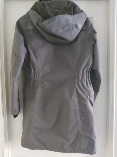 Abrigo técnico para mujer Doite Heritage gris - miniatura 3