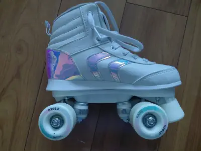 Patines de Cuatro Ruedas Blancos Oxelo - miniatura 1