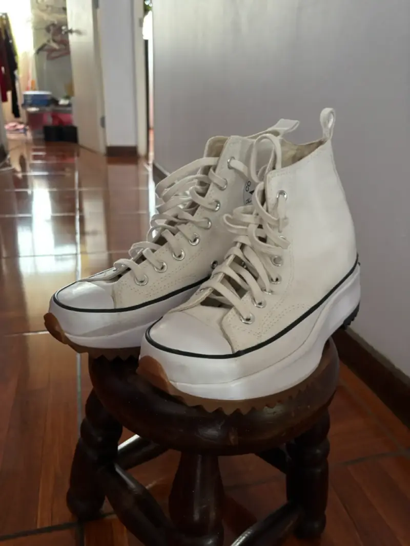 Zapatillas converse run star hike usadas - 1